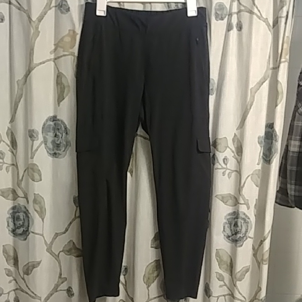 Athleta Black Cargo Jogger Pants